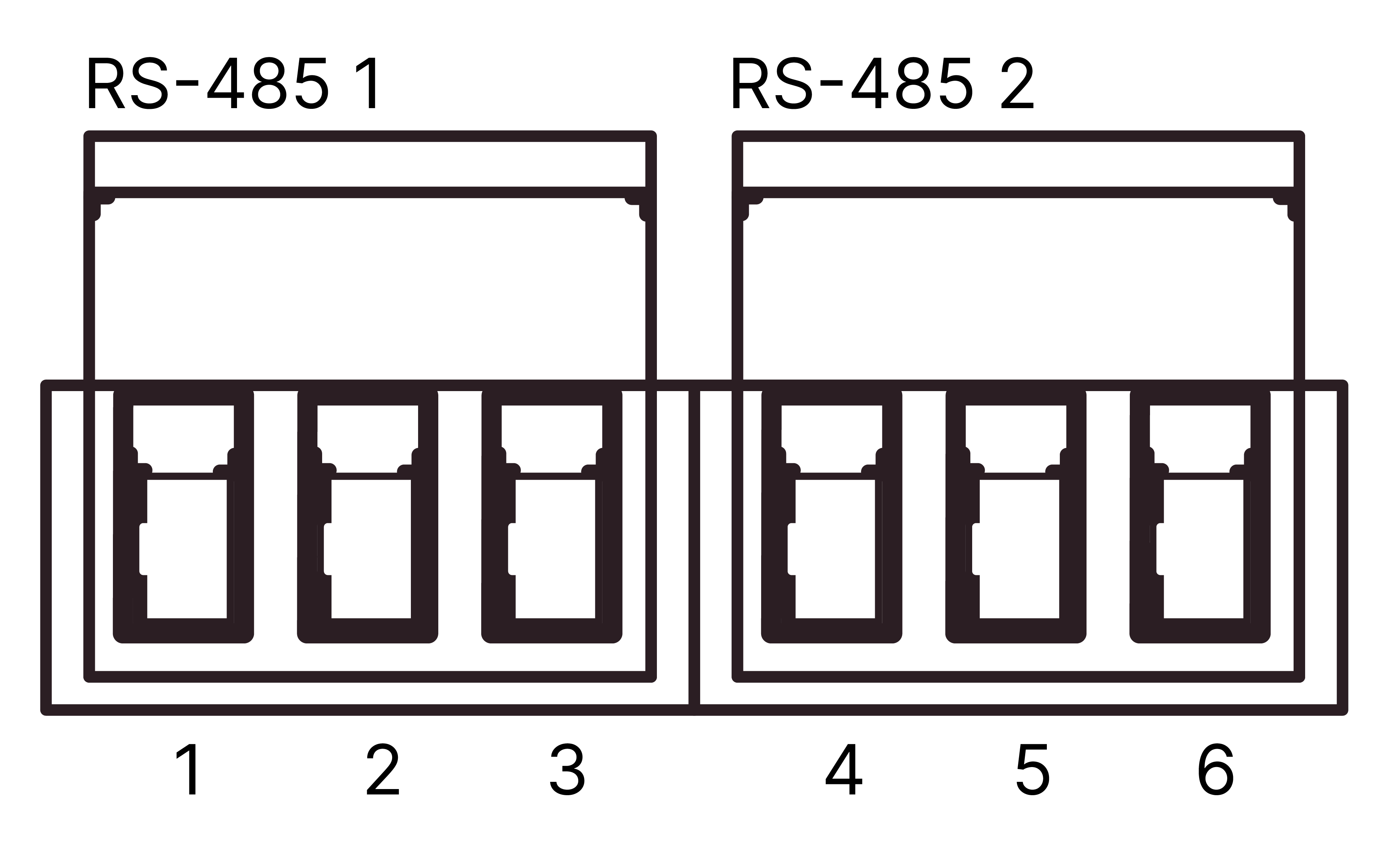 Klemmen RS-485